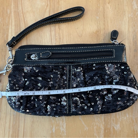 Lane Bryant - Black Sequin Clutch Bag -9”x4” - Picture 4 of 4